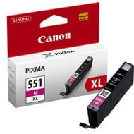 Tusz  Canon CLI551MXL  do  iP-7250, MG-5450/6350 | 11ml |  magenta
