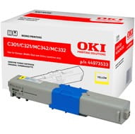 Toner Oki do C301/321/ MC342/MC332 | 1 500 str. | yellow