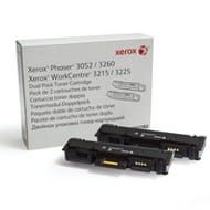 Zestaw w tonerów  Xerox  do WorkCentre  3215/3225  | 2 x 3 000 str. | black