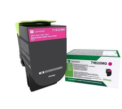 Kaseta z tonerem Lexmark  71B20M0 do CS/CX3 | zwrotny | 2 300 str. | magenta