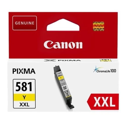 Tusz Canon CLI-581Y XXL do Pixma TR7550/TR8550/TS6150 | 11,7ml | yellow