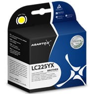 Tusz Asarto do Brother LC225YX | LC225XLY | 1200 str. | yellow