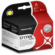 Tusz Asarto do Canon 571YXN | 0388C001 | 680 str. | yellow