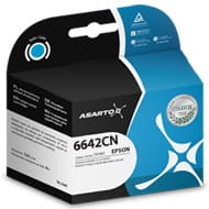 Tusz Asarto do Epson 6642CN | C13T66424A | 70 ml | cyan