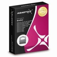 Taśma Asarto do Brother R221N | TZE221 |  black/WT