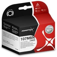 Tusz Asarto do Canon 107MBN | 6704B001 | 130 ml | matte black