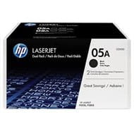 Zestaw dwóch tonerów HP 05A do LaserJet P2035/2055 | 2 x 2 300 str. | black