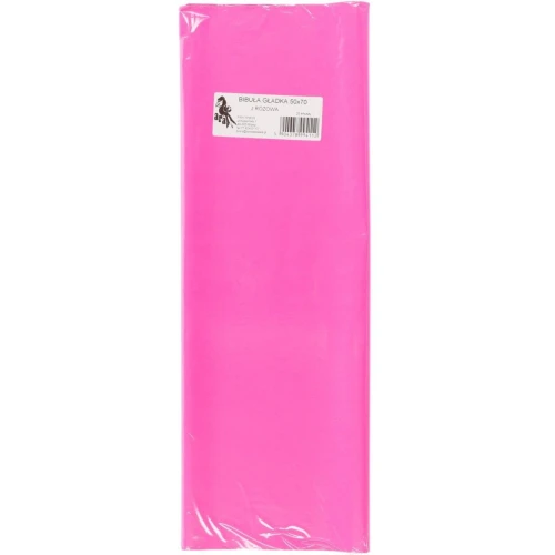 Bibuła gładka rózowa jasna gładka różowa 700 mm x 500 mm (11)