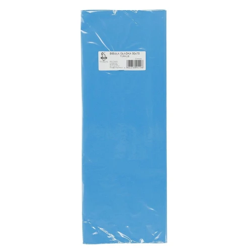 Bibuła gładka turkusowy gładka turkusowa 700 mm x 500 mm (19)