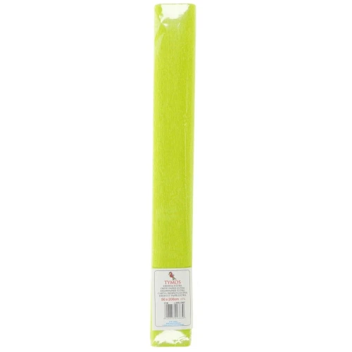 Bibuła marszczona Tymos marszczona 116 zielona jasna 500 mm x 2000 mm