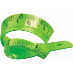 Linijka plastikowa Tetis elastyczna 20 cm (BL020-RB)