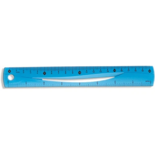 Linijka plastikowa Tetis elastyczna 20 cm (BL020-RB)