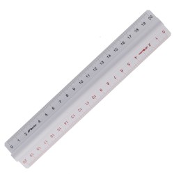 Linijka aluminiowa Leniar 20 cm (30160)