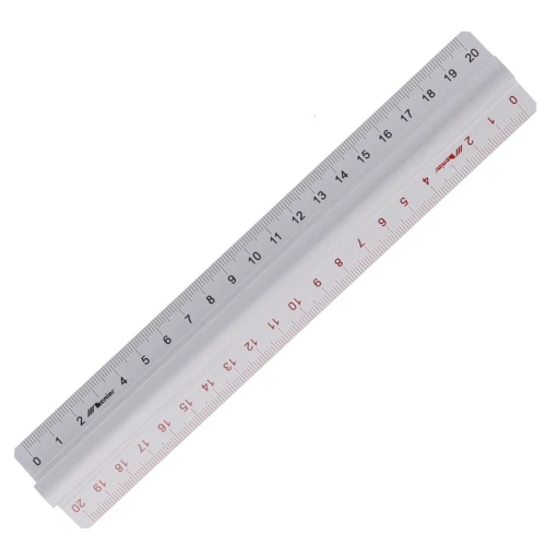 Linijka aluminiowa Leniar 20 cm (30160)