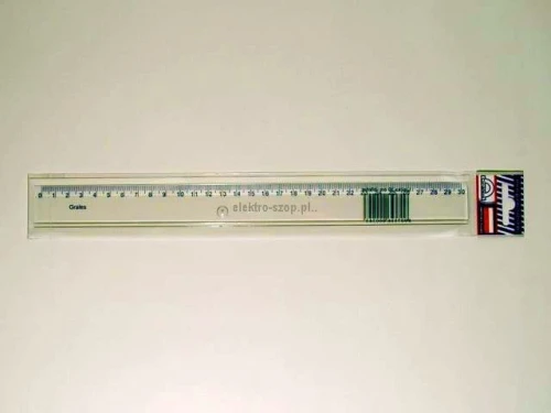 Linijka plastikowa Grales 30 cm (L30 bl)