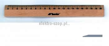 Linijka drewniana Leniar 20 cm (30061)
