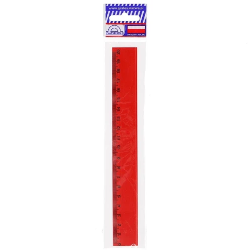 Linijka plastik Grales kolorowa 20 cm (L20)