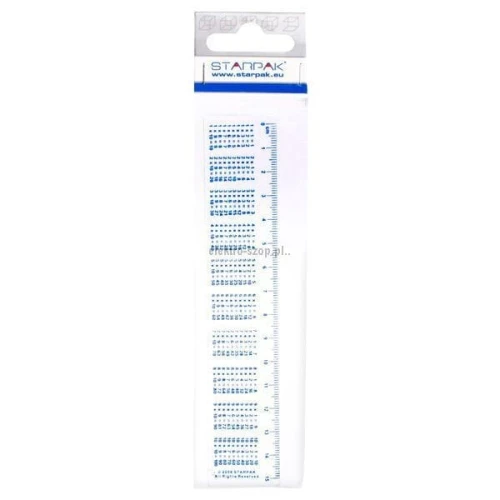 Linijka plastikowa Starpak 15 cm (163096)