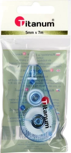 Korektor w taśmie (myszka) Titanum 5 mm 7 m (C905)