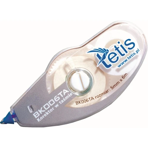 Korektor w taśmie (myszka) Tetis 5 mm 6 m (BK006-TA)