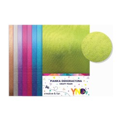 Arkusz piankowy Noster pianka dekoracyjna NC-012 kolor: mix 8 ark.