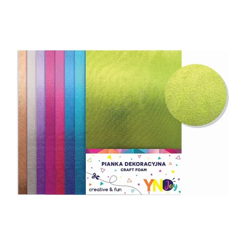 Arkusz piankowy Noster pianka dekoracyjna NC-012 kolor: mix 8 ark.