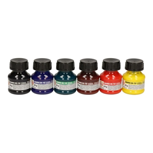 Tusz kreślarski Koh-I-Noor MIX KOLORÓW kolor: mix 20 ml