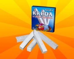 Kreda Mar-Bor B2 kolor: biała 6 szt