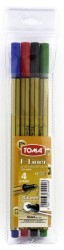 Cienkopis Toma, mix 0,4 mm 4kol.
