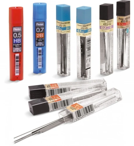 Wkład do ołówka (grafit) Pentel 2B 0,5 mm
