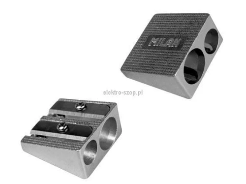 Temperówka Milan aluminiowa - srebrna (80035)