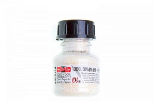 Tusz kreślarski Koh-I-Noor kolor: biały 20 ml (141728)