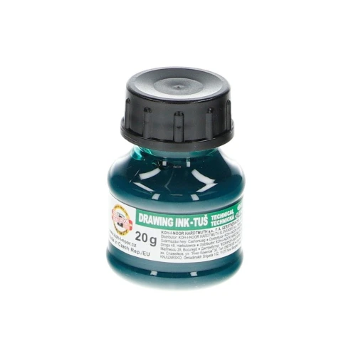 Tusz kreślarski Koh-I-Noor kolor: zielony 20 ml