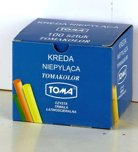 Kreda szkolna Toma kolorowa 100 szt.