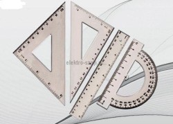 Komplet geometryczny Tetis 4 el. (BL001-BK)