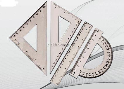 Komplet geometryczny Tetis 4 el. (BL001-BK)