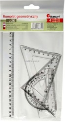 Komplet geometryczny Titanum 4 elementowy
