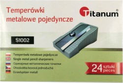 Temperówka Titanum metalowa pojedyncza