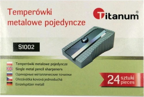 Temperówka Titanum metalowa pojedyncza