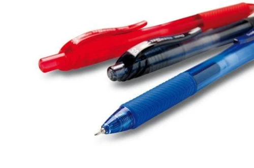 Cienkopis Pentel, niebieski 0,25 mm 3kol.