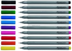 Cienkopis Grip Faber-Castell 0,4mm czerwony  (FC151621)