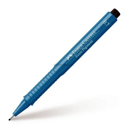 Cienkopis kreślarski Faber Castell Ecco Pigment, niebieski 0,7 mm (166751)