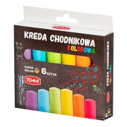 Kreda Toma CHODNIKOWA kolor: mix 6 szt