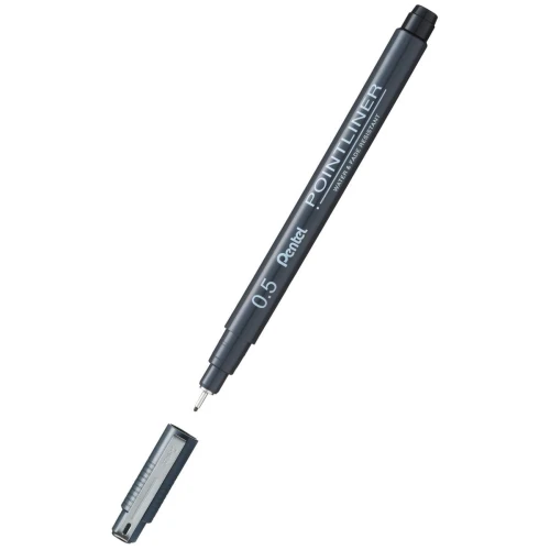 Cienkopis Pentel cienkopis, czarny 0,5 mm 1kol. (S20P)