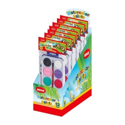 Farby akwarelowe Rexus 12 kol. (603535)