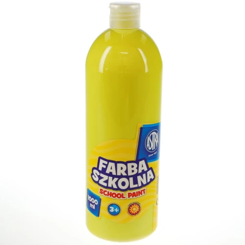 Farby plakatowe Astra szkolne kolor: cytrynowy 1000 ml 1 kol.