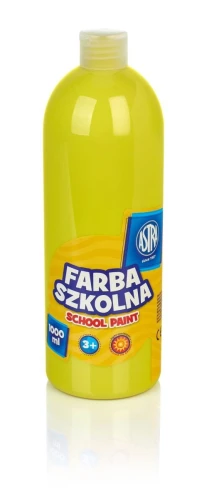 Farby plakatowe Astra szkolne kolor: cytrynowy 1000 ml 1 kol.