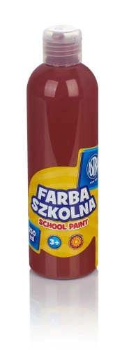 Farby plakatowe Astra szkolne kolor: brązowy 250 ml 1 kol.