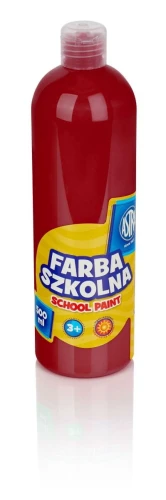 Farby plakatowe Astra szkolne kolor: czerwony 500 ml 1 kol.
