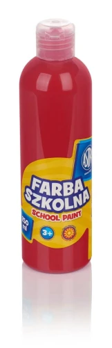 Farby plakatowe Astra szkolne kolor: czerwony 250 ml 1 kol.